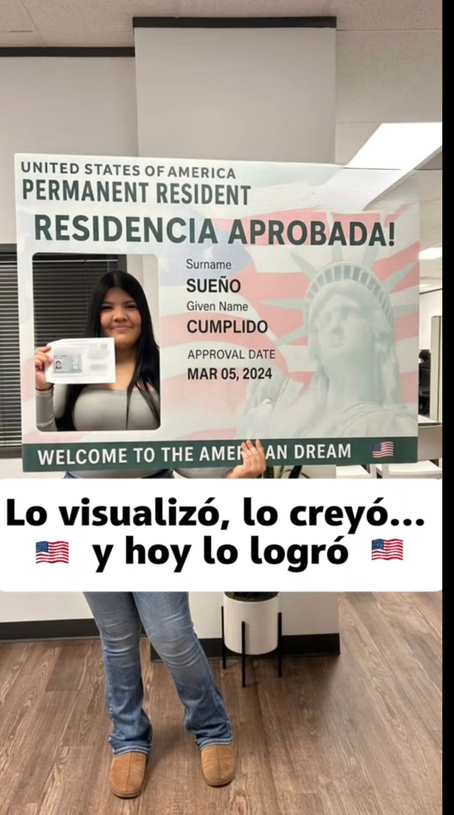Caso de Residencia Aprobada - Sueño Cumplido